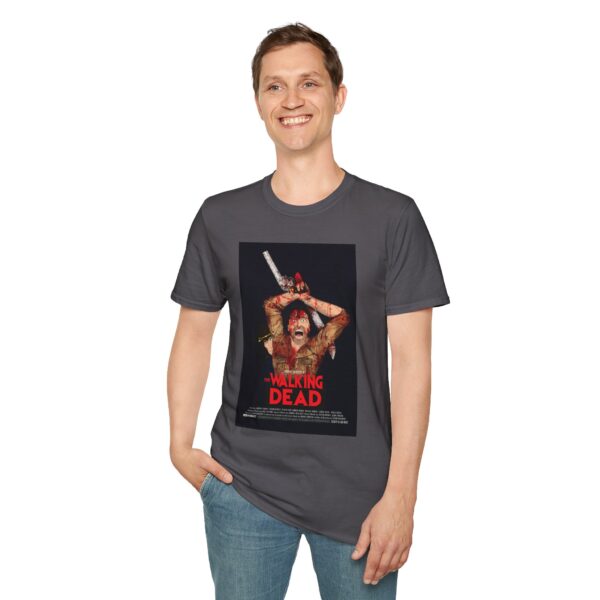 The Walking Dead x The Evil Dead Movie Poster T-Shirt | Unisex Softstyle Shirt for Horror & Zombie Apocalypse Fans - Image 35