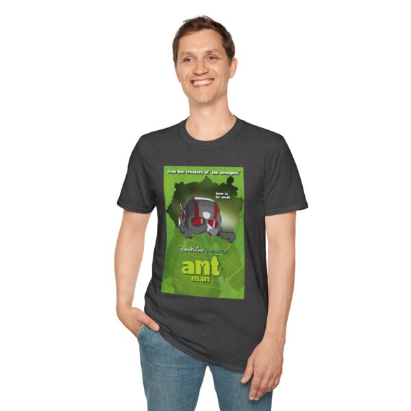 Ant-Man x A Bug’s Life Movie Poster T-Shirt (Parody Mashup) | Unisex Softstyle Shirt for Marvel & Pixar Fans - Image 19