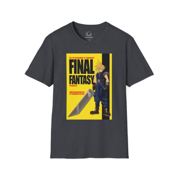 Final Fantasy VII × Kill Bill Vol 1 Movie Poster T-Shirt | Unisex Softstyle Shirt for FF7 & Tarantino Fans - Image 29