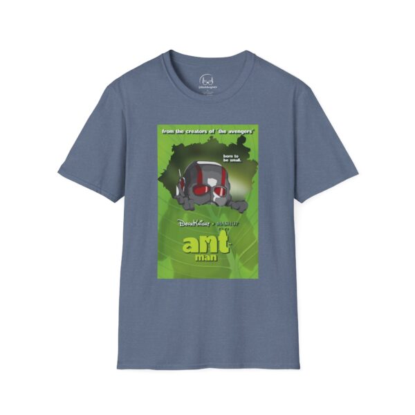 Ant-Man x A Bug’s Life Movie Poster T-Shirt (Parody Mashup) | Unisex Softstyle Shirt for Marvel & Pixar Fans - Image 25