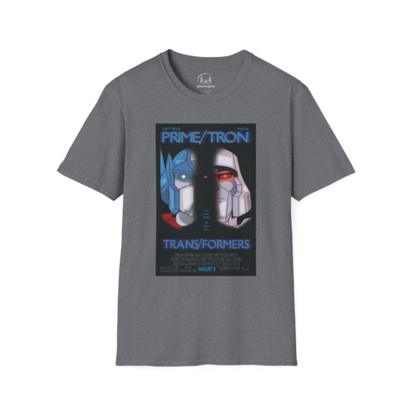 Face/Off × Transformers Movie Poster T‑Shirt | Unisex Softstyle Shirt for 90s Sci‑Fi & 80s Cartoon Fans - Image 13