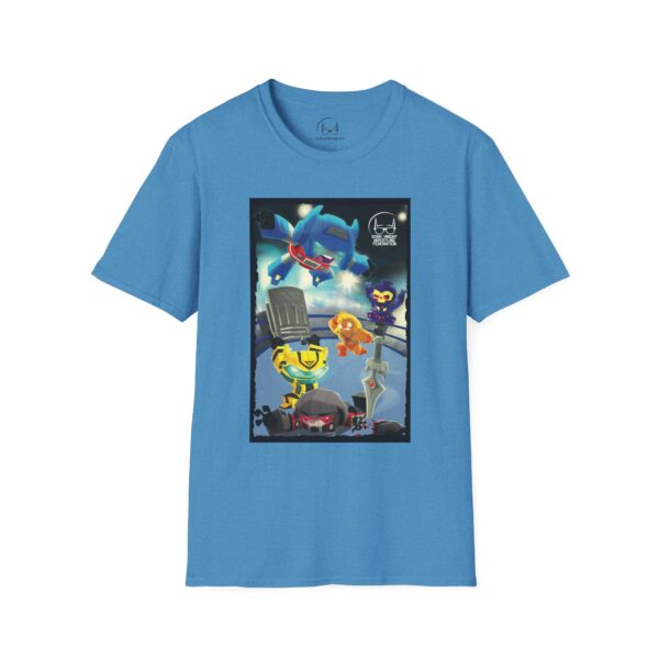 Transformers Wrestling T-Shirt – Main Event Mayhem: Masters of Cybertron | Unisex Softstyle Shirt for 80s Cartoon & Wrestling Fans - Image 19