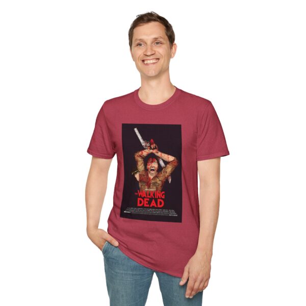 The Walking Dead x The Evil Dead Movie Poster T-Shirt | Unisex Softstyle Shirt for Horror & Zombie Apocalypse Fans - Image 55