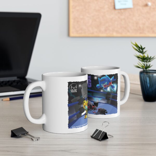 Dork Side of the Ring Ceramic Mug | Fun Coffee Cup for Wrestling Fans | Unique Gift for Birthdays, Holidays, or Collectors - Image 10
