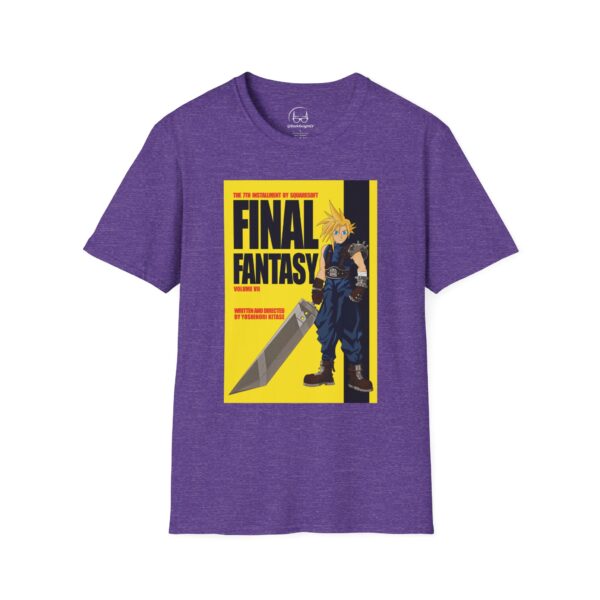 Final Fantasy VII × Kill Bill Vol 1 Movie Poster T-Shirt | Unisex Softstyle Shirt for FF7 & Tarantino Fans - Image 37