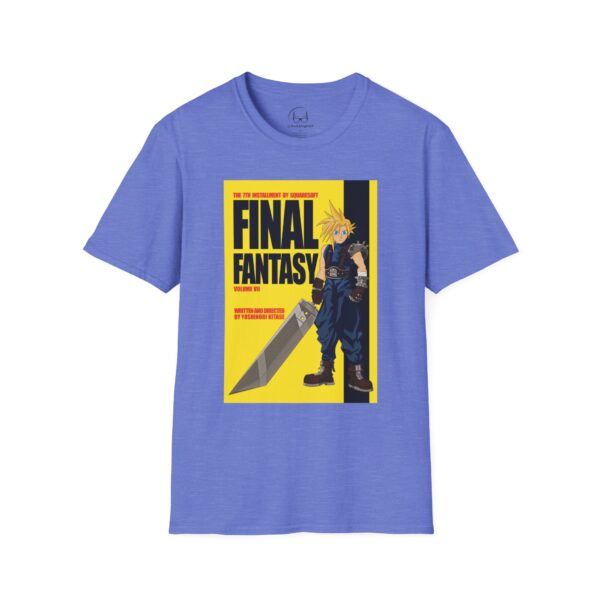 Final Fantasy VII × Kill Bill Vol 1 Movie Poster T-Shirt | Unisex Softstyle Shirt for FF7 & Tarantino Fans - Image 21