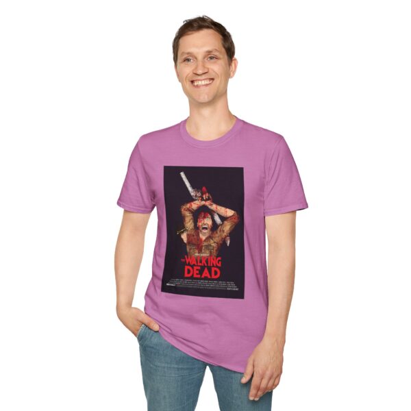 The Walking Dead x The Evil Dead Movie Poster T-Shirt | Unisex Softstyle Shirt for Horror & Zombie Apocalypse Fans - Image 47