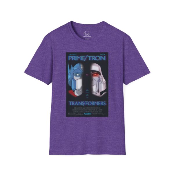 Face/Off × Transformers Movie Poster T‑Shirt | Unisex Softstyle Shirt for 90s Sci‑Fi & 80s Cartoon Fans - Image 37