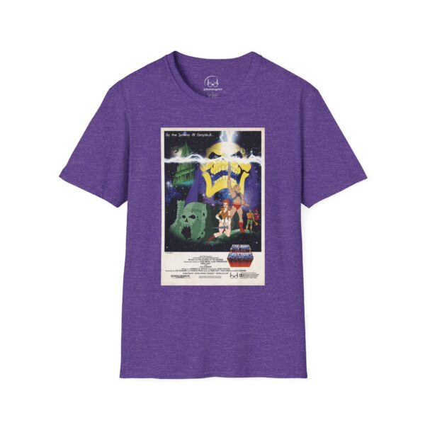 He‑Man x Star Wars Mashup Retro Poster Tee | Unisex Softstyle Graphic Shirt for Sci‑Fi & 80s Cartoon Fans - Image 25