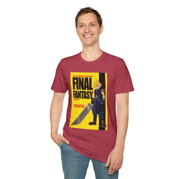 Final Fantasy VII × Kill Bill Vol 1 Movie Poster T-Shirt | Unisex Softstyle Shirt for FF7 & Tarantino Fans - Image 52
