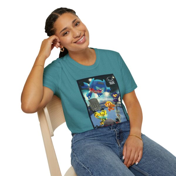 Transformers Wrestling T-Shirt – Main Event Mayhem: Masters of Cybertron | Unisex Softstyle Shirt for 80s Cartoon & Wrestling Fans - Image 18