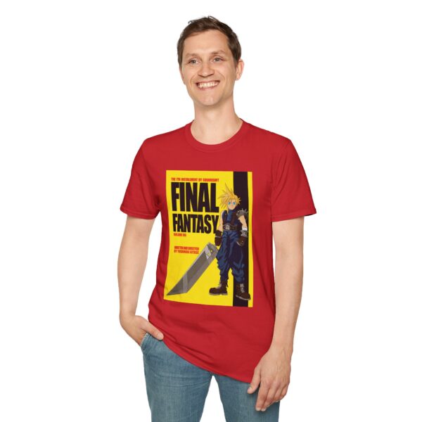 Final Fantasy VII × Kill Bill Vol 1 Movie Poster T-Shirt | Unisex Softstyle Shirt for FF7 & Tarantino Fans - Image 48