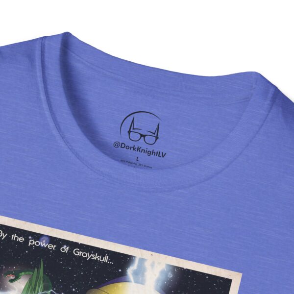 He‑Man x Star Wars Mashup Retro Poster Tee | Unisex Softstyle Graphic Shirt for Sci‑Fi & 80s Cartoon Fans - Image 30