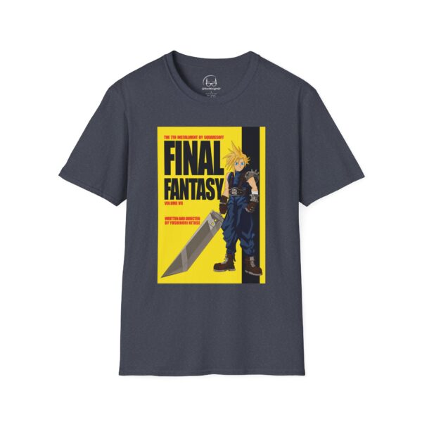 Final Fantasy VII × Kill Bill Vol 1 Movie Poster T-Shirt | Unisex Softstyle Shirt for FF7 & Tarantino Fans - Image 33