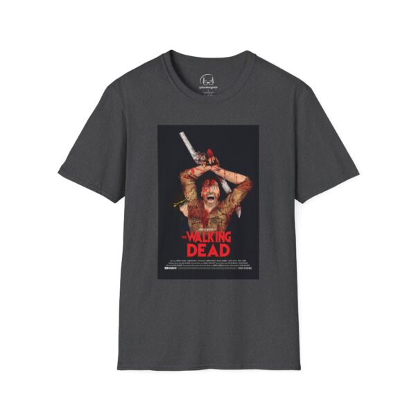 The Walking Dead x The Evil Dead Movie Poster T-Shirt | Unisex Softstyle Shirt for Horror & Zombie Apocalypse Fans - Image 25