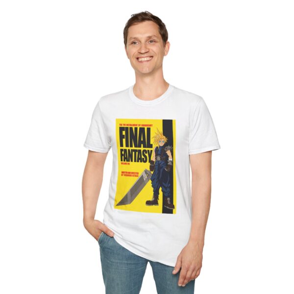 Final Fantasy VII × Kill Bill Vol 1 Movie Poster T-Shirt | Unisex Softstyle Shirt for FF7 & Tarantino Fans - Image 8