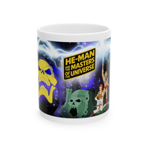 He-Man Coffee Mug – Star Wars Mashup | 11oz & 15oz Retro Sci-Fi Parody Design - Image 4