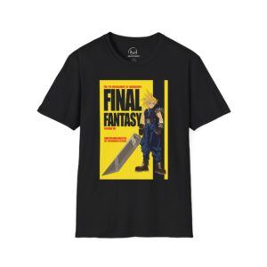 Final Fantasy VII × Kill Bill Vol 1 Movie Poster T-Shirt