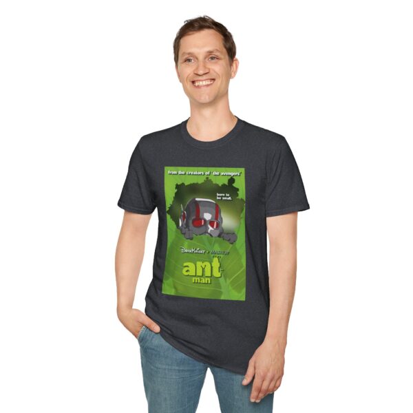 Ant-Man x A Bug’s Life Movie Poster T-Shirt (Parody Mashup) | Unisex Softstyle Shirt for Marvel & Pixar Fans - Image 31
