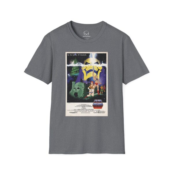 He‑Man x Star Wars Mashup Retro Poster Tee | Unisex Softstyle Graphic Shirt for Sci‑Fi & 80s Cartoon Fans - Image 33