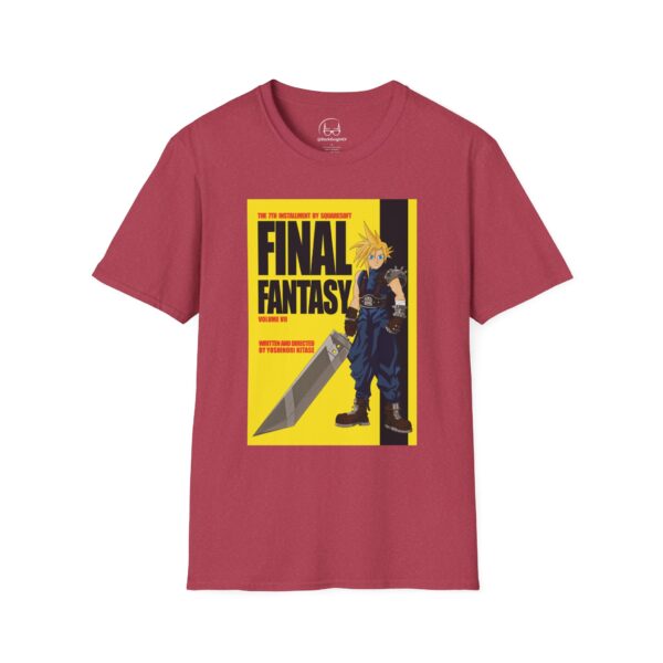 Final Fantasy VII × Kill Bill Vol 1 Movie Poster T-Shirt | Unisex Softstyle Shirt for FF7 & Tarantino Fans - Image 49