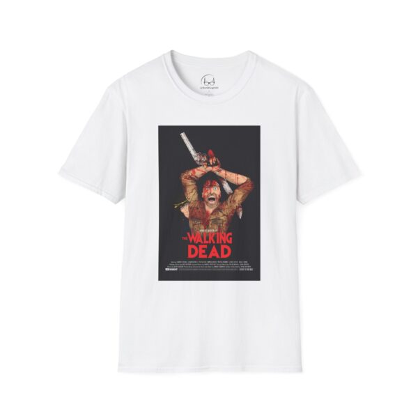 The Walking Dead x The Evil Dead Movie Poster T-Shirt | Unisex Softstyle Shirt for Horror & Zombie Apocalypse Fans - Image 5