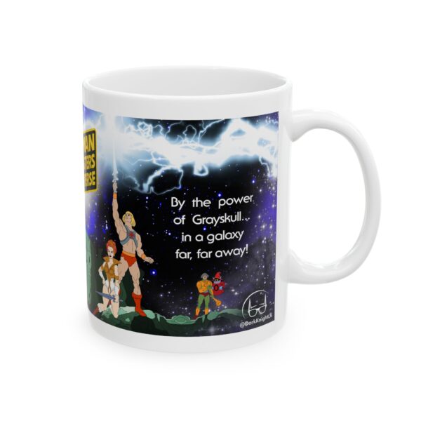 He-Man Coffee Mug – Star Wars Mashup | 11oz & 15oz Retro Sci-Fi Parody Design - Image 6