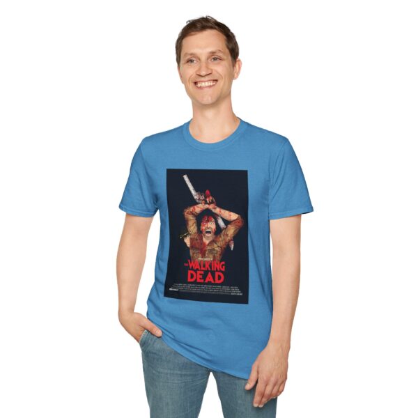 The Walking Dead x The Evil Dead Movie Poster T-Shirt | Unisex Softstyle Shirt for Horror & Zombie Apocalypse Fans - Image 23