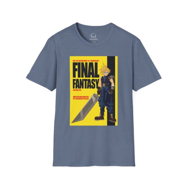 Final Fantasy VII × Kill Bill Vol 1 Movie Poster T-Shirt | Unisex Softstyle Shirt for FF7 & Tarantino Fans - Image 25