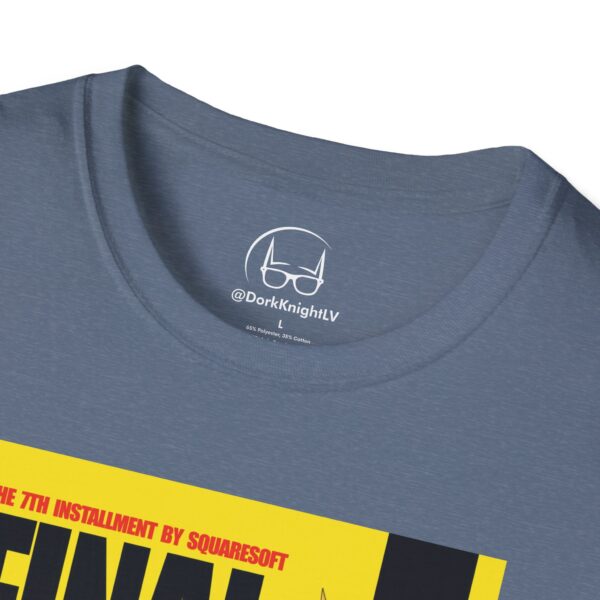 Final Fantasy VII × Kill Bill Vol 1 Movie Poster T-Shirt | Unisex Softstyle Shirt for FF7 & Tarantino Fans - Image 26