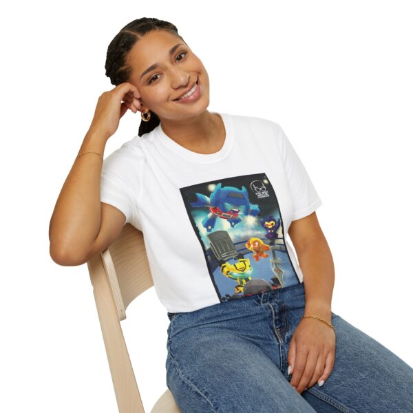 Transformers Wrestling T-Shirt – Main Event Mayhem: Masters of Cybertron | Unisex Softstyle Shirt for 80s Cartoon & Wrestling Fans - Image 6
