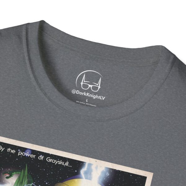 He‑Man x Star Wars Mashup Retro Poster Tee | Unisex Softstyle Graphic Shirt for Sci‑Fi & 80s Cartoon Fans - Image 34