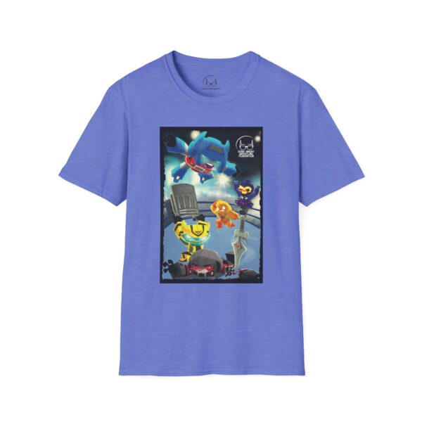 Transformers Wrestling T-Shirt – Main Event Mayhem: Masters of Cybertron | Unisex Softstyle Shirt for 80s Cartoon & Wrestling Fans - Image 25