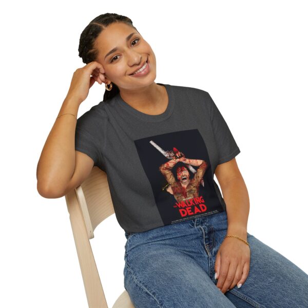 The Walking Dead x The Evil Dead Movie Poster T-Shirt | Unisex Softstyle Shirt for Horror & Zombie Apocalypse Fans - Image 28