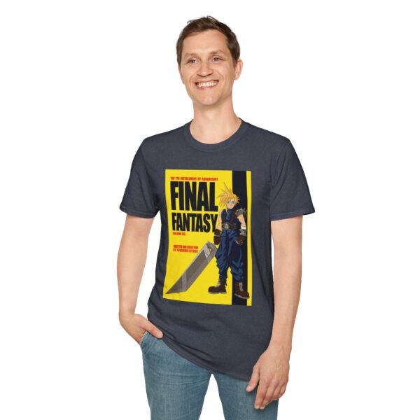 Final Fantasy VII × Kill Bill Vol 1 Movie Poster T-Shirt | Unisex Softstyle Shirt for FF7 & Tarantino Fans - Image 36