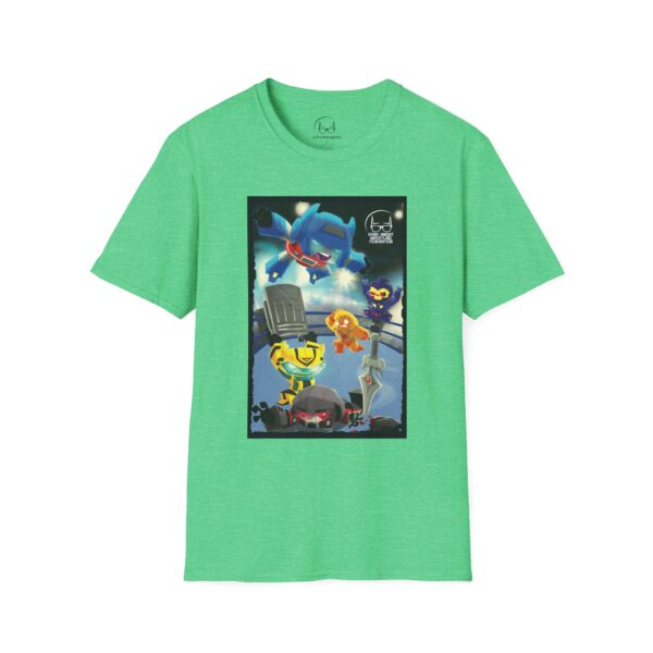 Transformers Wrestling T-Shirt – Main Event Mayhem: Masters of Cybertron | Unisex Softstyle Shirt for 80s Cartoon & Wrestling Fans - Image 13