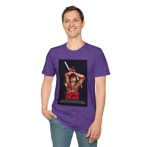 The Walking Dead x The Evil Dead Movie Poster T-Shirt | Unisex Softstyle Shirt for Horror & Zombie Apocalypse Fans - Image 43