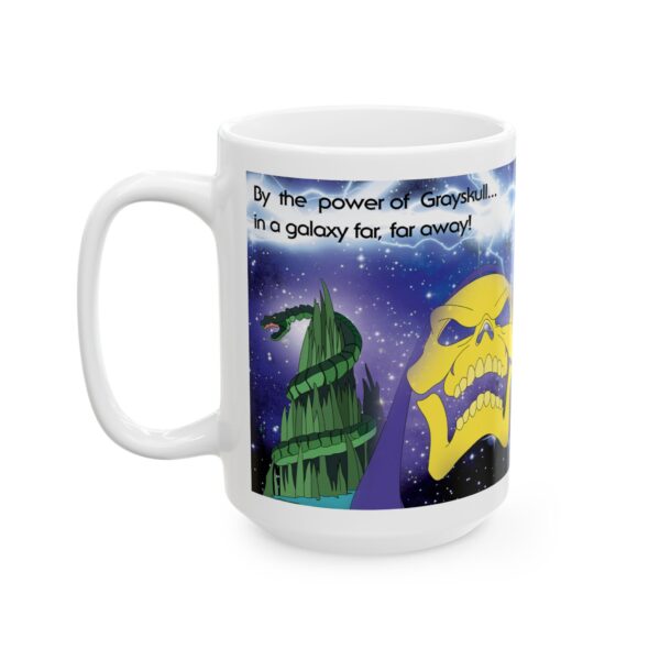 He-Man Coffee Mug – Star Wars Mashup | 11oz & 15oz Retro Sci-Fi Parody Design - Image 2