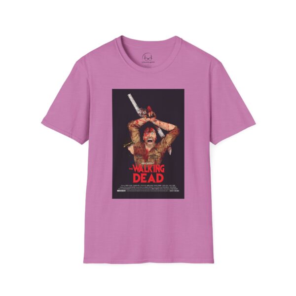 The Walking Dead x The Evil Dead Movie Poster T-Shirt | Unisex Softstyle Shirt for Horror & Zombie Apocalypse Fans - Image 45