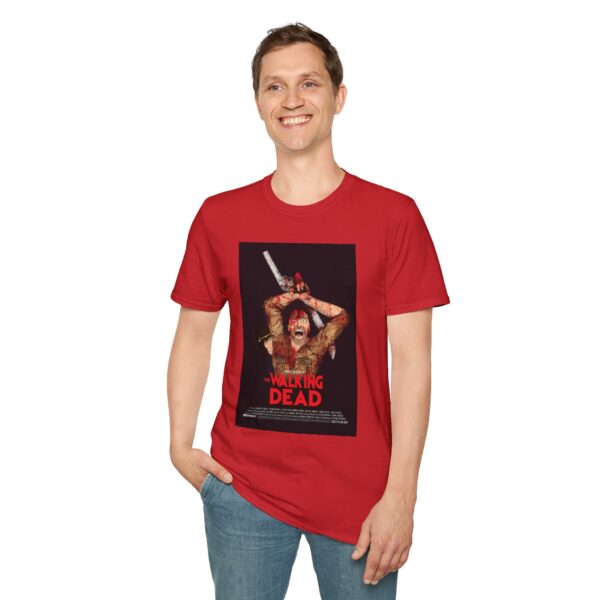 The Walking Dead x The Evil Dead Movie Poster T-Shirt | Unisex Softstyle Shirt for Horror & Zombie Apocalypse Fans - Image 51