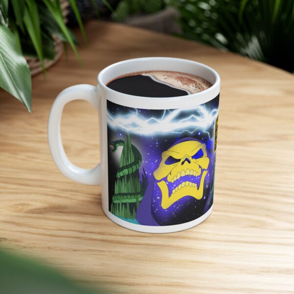 He-Man Coffee Mug – Star Wars Mashup | 11oz & 15oz Retro Sci-Fi Parody Design - Image 9