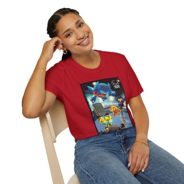 Transformers Wrestling T-Shirt – Main Event Mayhem: Masters of Cybertron | Unisex Softstyle Shirt for 80s Cartoon & Wrestling Fans - Image 42