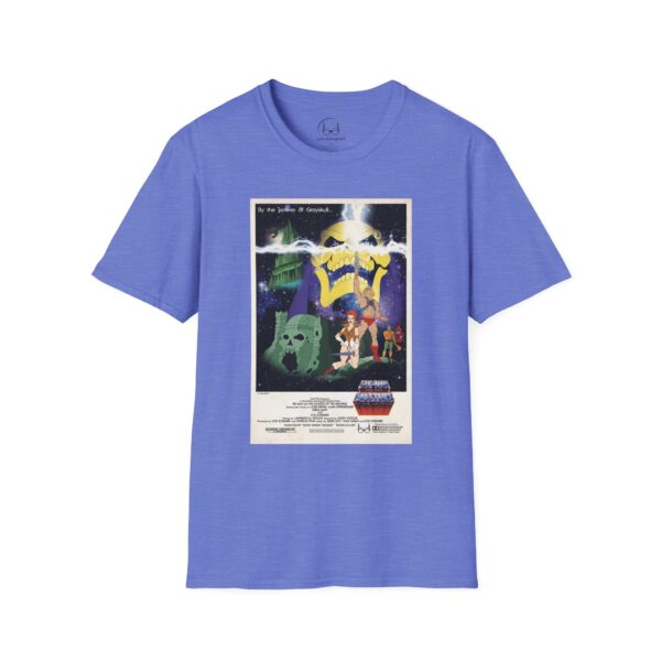 He‑Man x Star Wars Mashup Retro Poster Tee | Unisex Softstyle Graphic Shirt for Sci‑Fi & 80s Cartoon Fans - Image 29