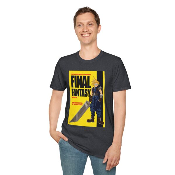 Final Fantasy VII × Kill Bill Vol 1 Movie Poster T-Shirt | Unisex Softstyle Shirt for FF7 & Tarantino Fans - Image 32