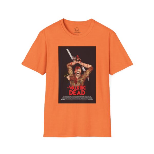The Walking Dead x The Evil Dead Movie Poster T-Shirt | Unisex Softstyle Shirt for Horror & Zombie Apocalypse Fans - Image 9