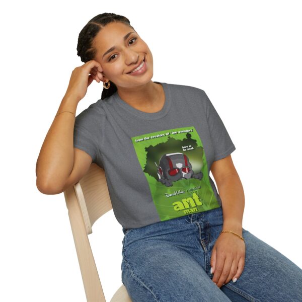 Ant-Man x A Bug’s Life Movie Poster T-Shirt (Parody Mashup) | Unisex Softstyle Shirt for Marvel & Pixar Fans - Image 16