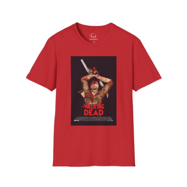 The Walking Dead x The Evil Dead Movie Poster T-Shirt | Unisex Softstyle Shirt for Horror & Zombie Apocalypse Fans - Image 49