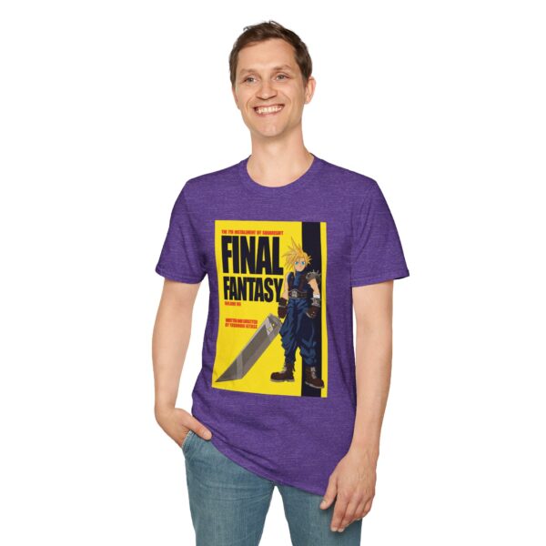 Final Fantasy VII × Kill Bill Vol 1 Movie Poster T-Shirt | Unisex Softstyle Shirt for FF7 & Tarantino Fans - Image 40