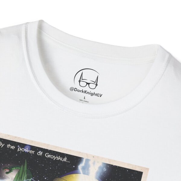 He‑Man x Star Wars Mashup Retro Poster Tee | Unisex Softstyle Graphic Shirt for Sci‑Fi & 80s Cartoon Fans - Image 14