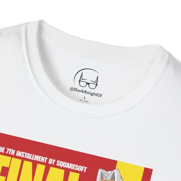 Final Fantasy VII × Kill Bill Vol 2 Movie Poster T-Shirt | Unisex Softstyle Shirt for FF7 & Tarantino Fans - Image 6
